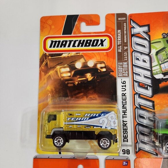 Matchbox Desert Thunder V16 Road Tripper Offroad All Terrain Trucks Diecast Lot - Picture 4 of 15